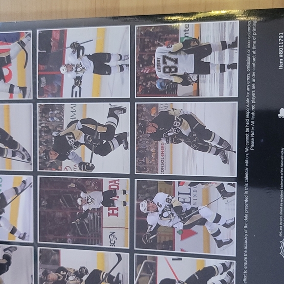 Office Sidney Crosby 216 Calendar Giant 12 X 18 Images Brand New